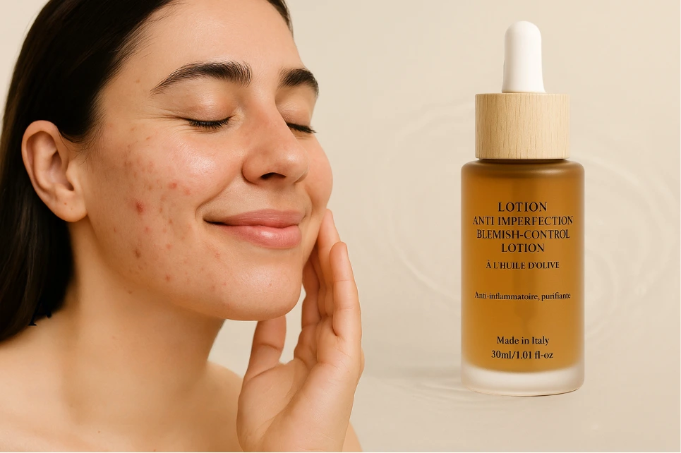 lotion anti imperfection grassfield by Ruth - apaiser sans agresser une lotion pensée pour les peaux sensibles et acneiques